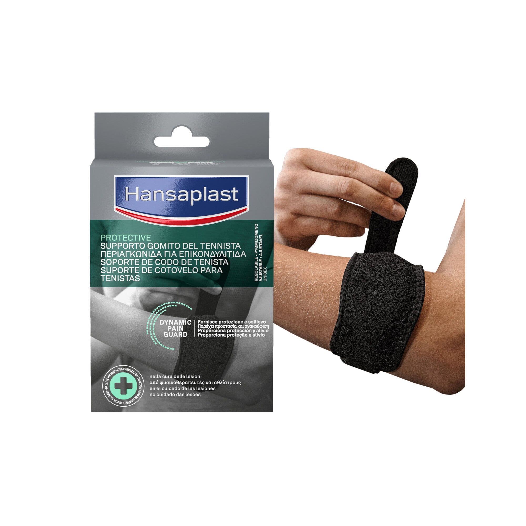 Hansaplast Sport Codera para tenistas, protectora para epicondilitis