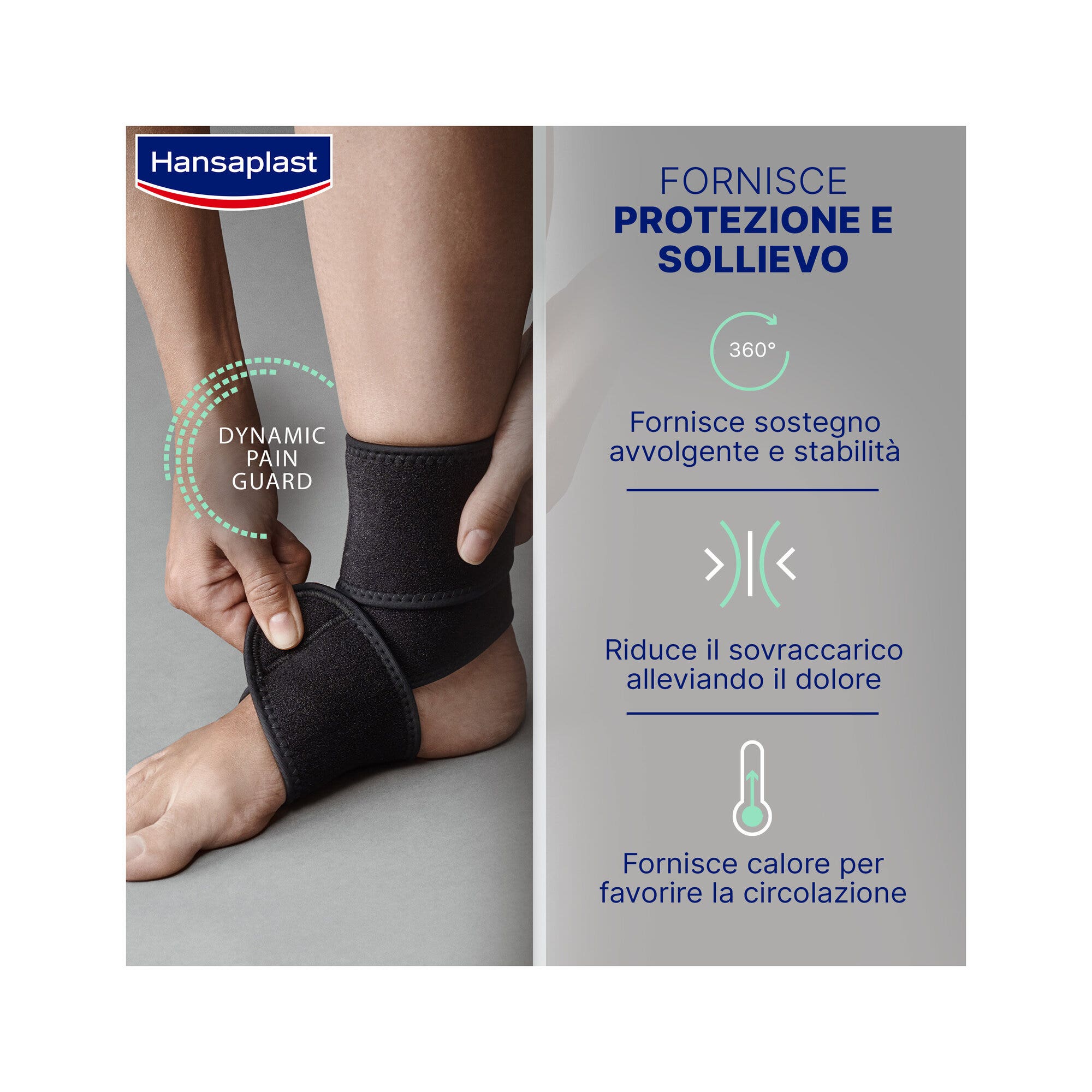 Hansaplast Sport Supporto Caviglia Cavigliera Ortopedica Per Protezione E Sollievo