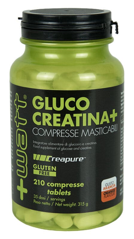 +Watt Glucocreatina+ 210 Compresse Masticabili