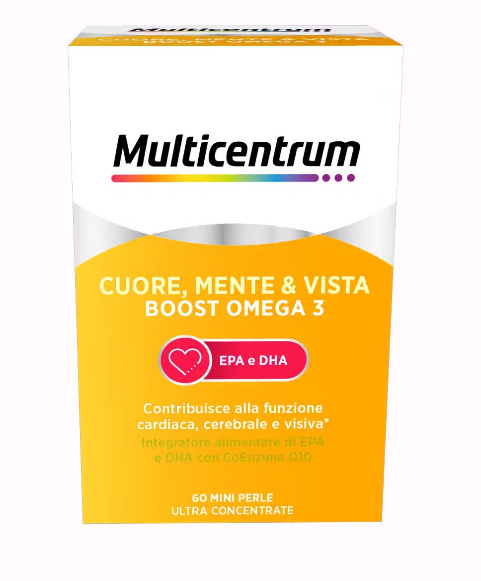 Multicentrum Cuore Mente E Vista Boost Omega3 60 Mini Perle-1
