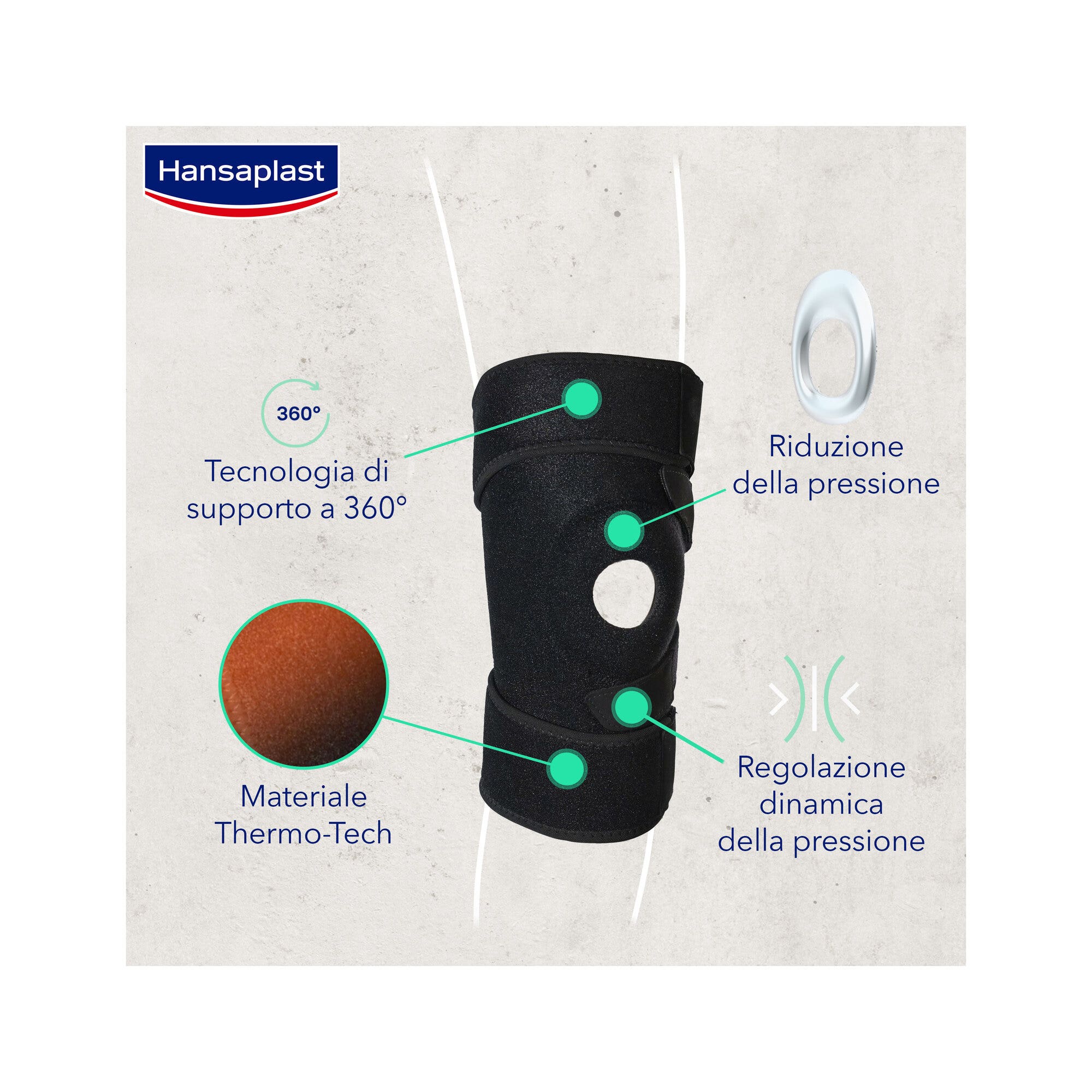Hansaplast Sport Supporto Ginocchio Tutore Per Protezione E Sollievo Dal Dolore