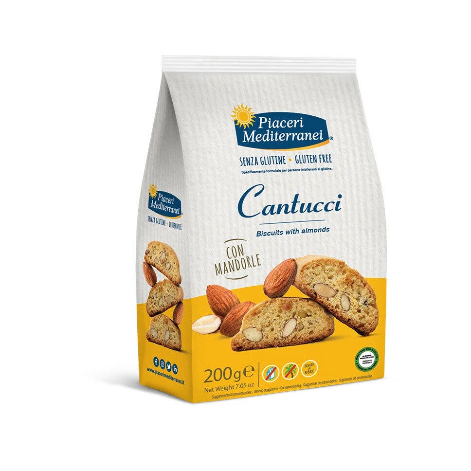 Piaceri Mediterranei Galletas Cantucci 200 g sin gluten