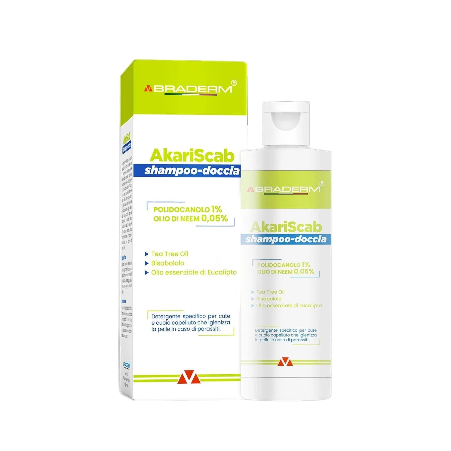 Braderm Akariscab Champú-Ducha 150 ml