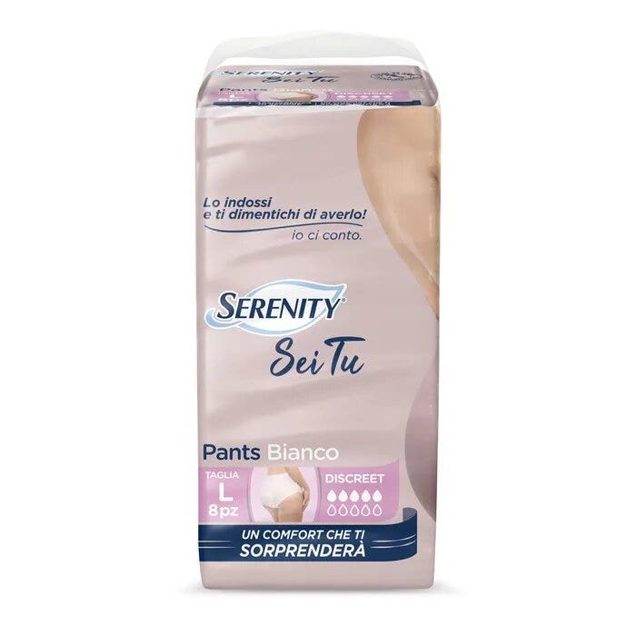 Serenity Pants Sei Tu Discreet Mutandina Assorbente Taglia L 8 Pezzi