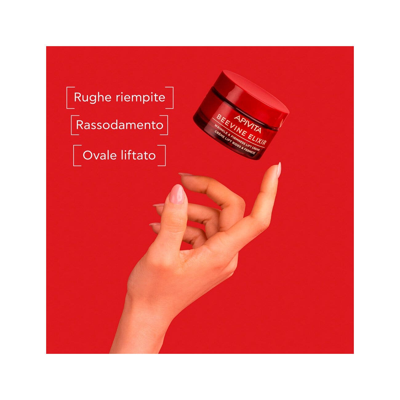 Apivita Beevine Elixir Crema Anti-Rughe Rassodante Liftante Texture Leggera 50ml