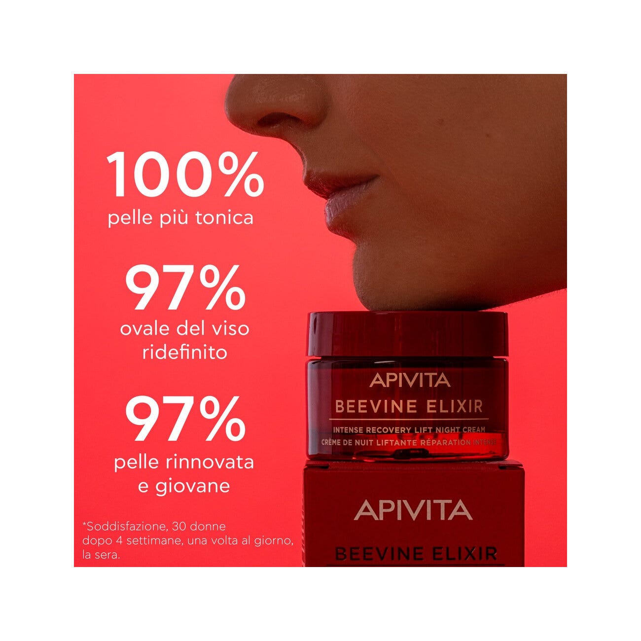 Apivita Beevine Elixir Crema Notte Intensiva Liftante Rigenerante 50ml
