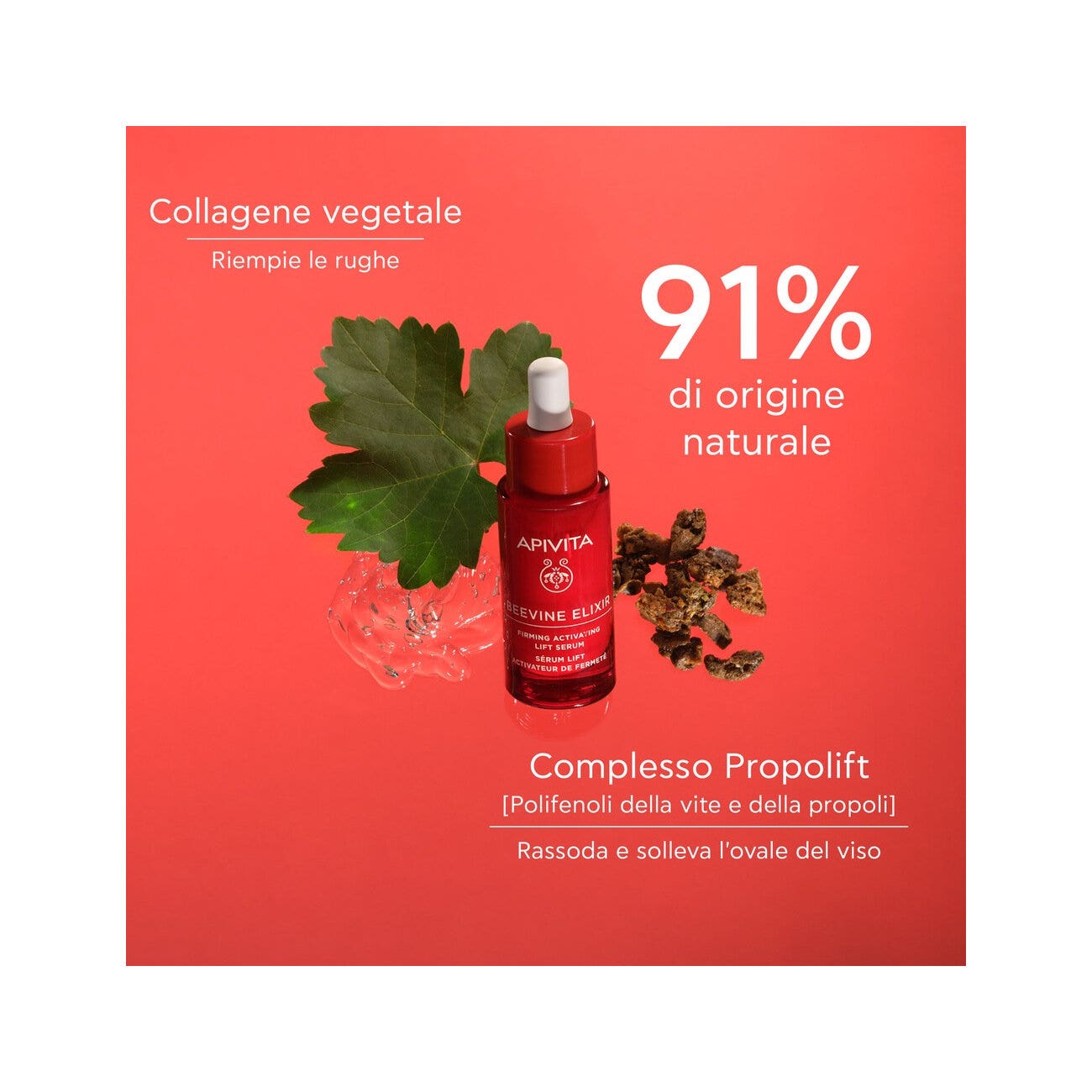 Apivita Beevine Elixir Siero Anti-Rughe Rassodante Liftante 30ml