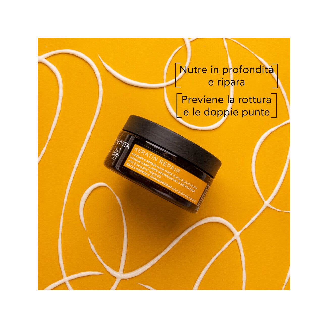 Apivita Keratin Repair Maschera Nutriente Riparatrice 200ml
