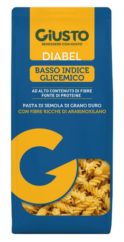 Giusto Diabel Índice Glucémico Bajo Pasta Fusilli 400 g
