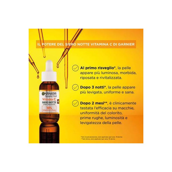 Garnier Siero Notte Vitamina-C Uniformante 30ml