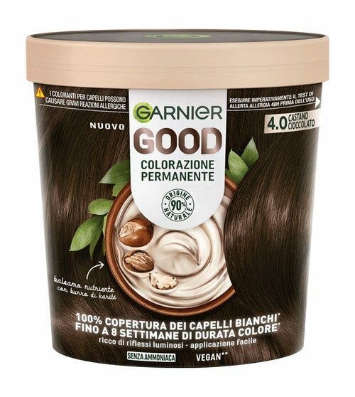 Garnier Good Kit Colorazione Permanente 4.0 Castano Cioccolato 160g