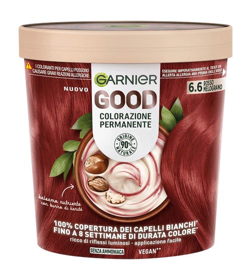 Garnier Good Kit Tinte Permanente 6.6 Rojo Granada 160 g