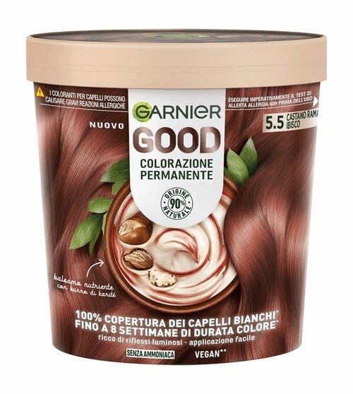 Garnier Good Kit Colorazione Permanente 5.5 Castano Ramato Ibisco 160g