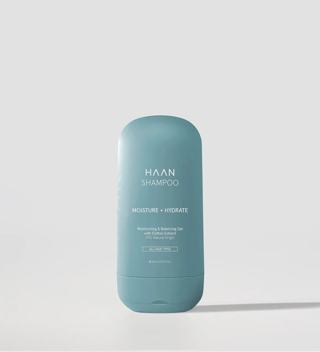 Haan Champú Morning Glory, tamaño de viaje, 60 ml