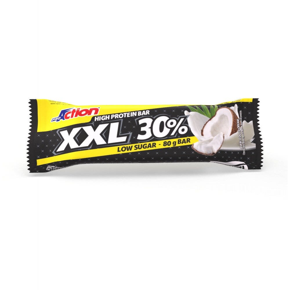 ProAction XXL Protein Bar Barrita proteica sabor crema de coco 80 g