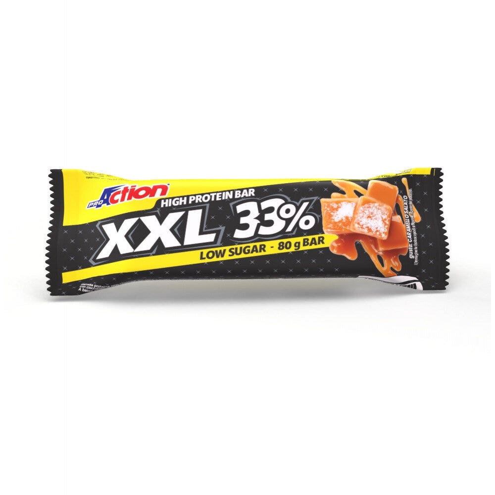 ProAction XXL Protein Bar Barrita proteica sabor caramelo salado 80 g