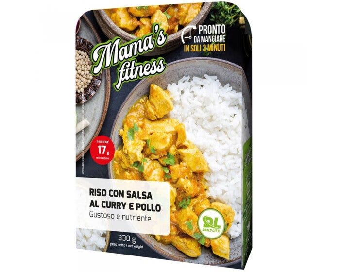 Daily Life Mama's Fitness Arroz con salsa de curry y pollo 330 g