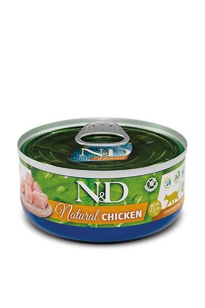 Farmina N&D Natural Pollo Comida húmeda para gatos adultos Lata 140 g