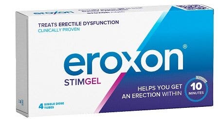 Eroxon StimGel para problemas de erección, 4 tubos monodosis