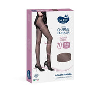 Sauber Linea Charme Fantasia 70 Den Collant Maglia Liscia