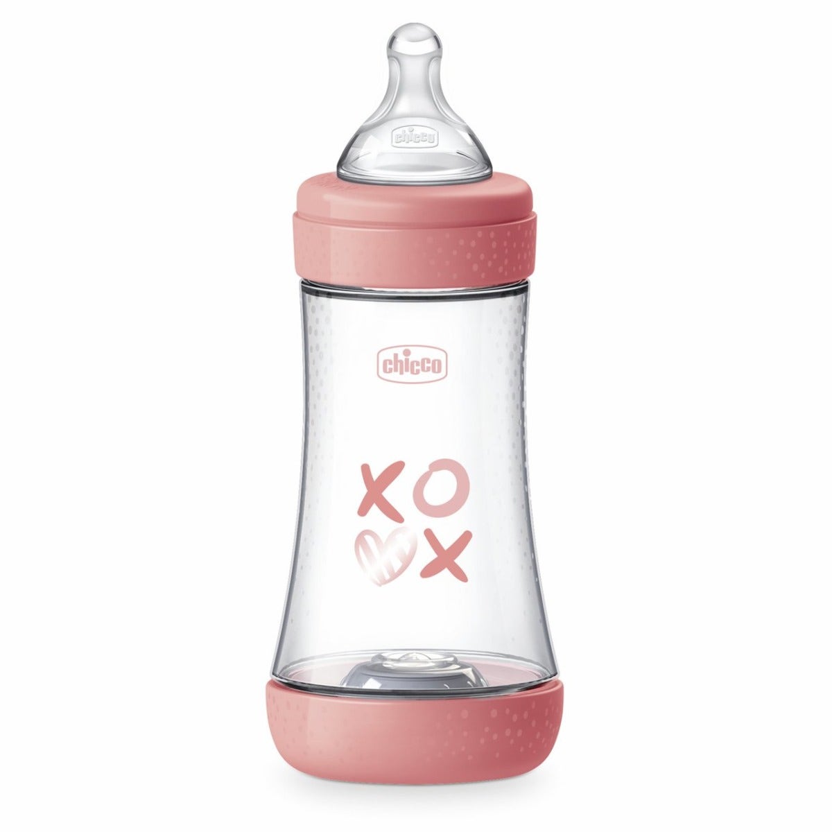 Chicco Biberon Neonato Perfect 5 Biberon Rosa Flusso Medio 240 ml 2Mesi+