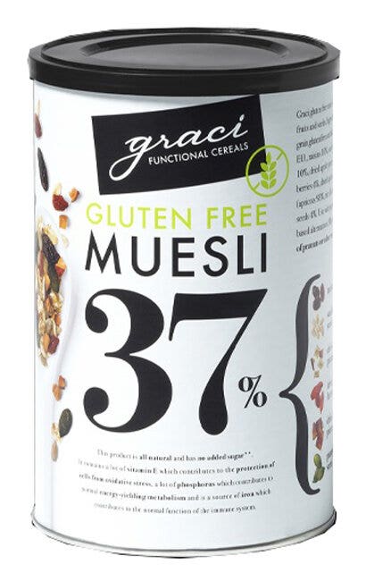 Graci Muesli 37% Gluten Free 400g