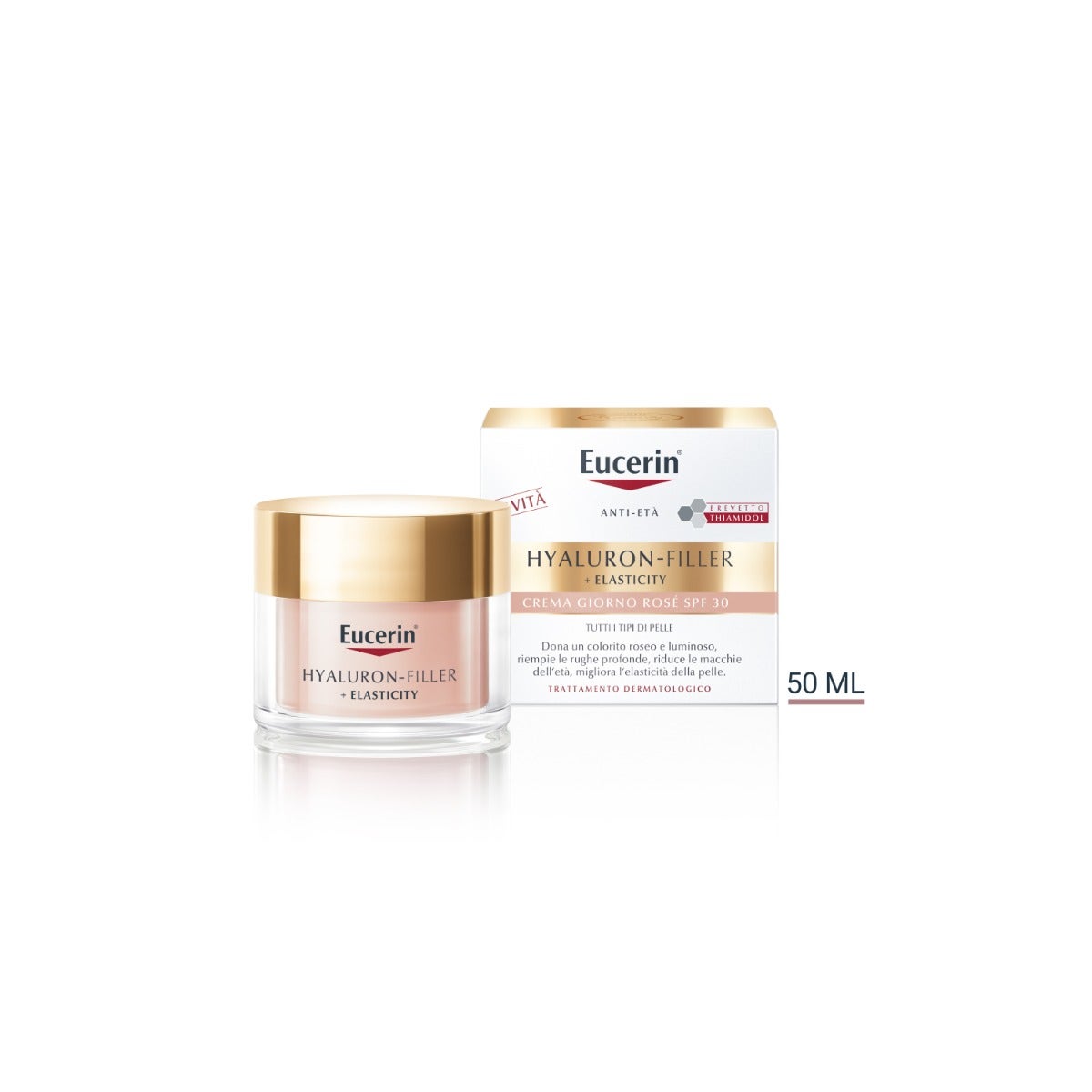 Eucerin Hyaluron-Filler + Elasticity Crema Giorno Rosé SPF30 50ml-3