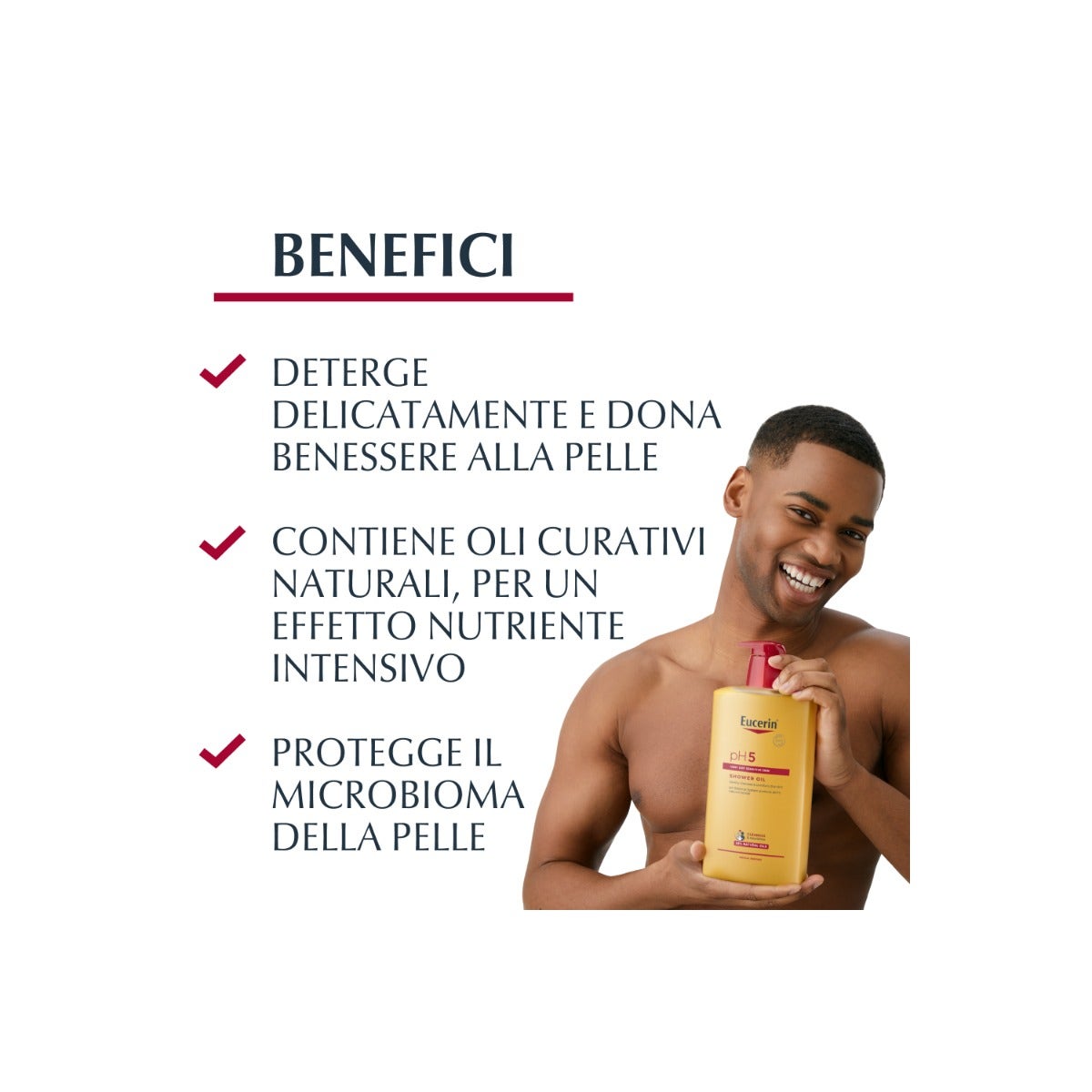 Eucerin pH5 Olio Detergente Doccia 1000ml Idratante