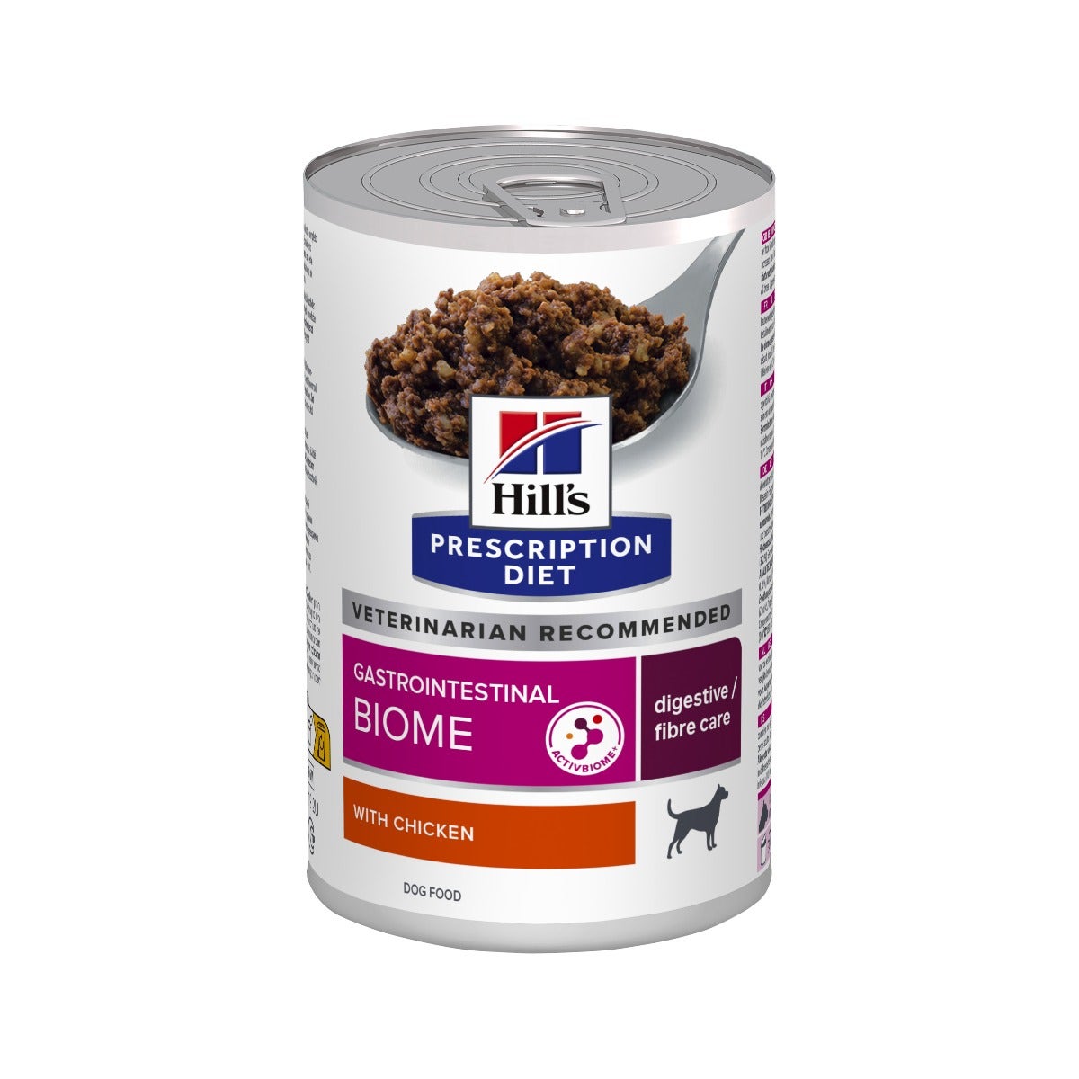Hill's Prescription Diet Gastrointestinal Biome Digestive Care Paté Con Pollo Per Cani Lattina 370g