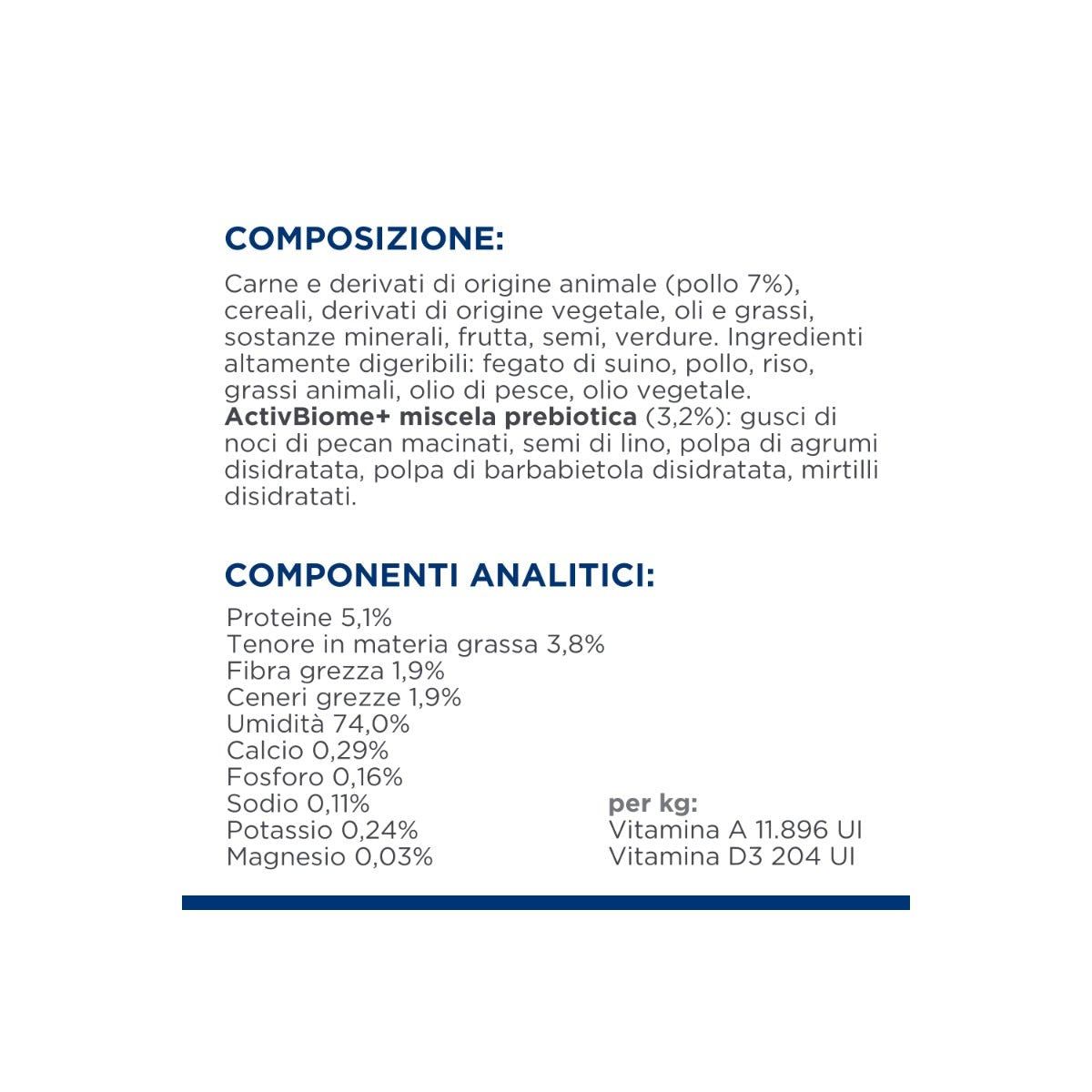 Hill's Prescription Diet Gastrointestinal Biome Digestive Care Paté Con Pollo Per Cani Lattina 370g