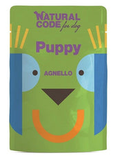 Natural Code Cordero para cachorros, bolsa de 300 g