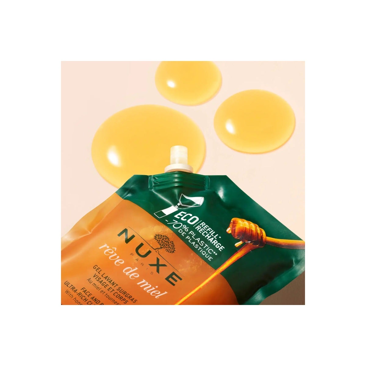 Nuxe Reve De Miel Ricarica Gel Lavante Surgrassante Viso E Corpo 400ml