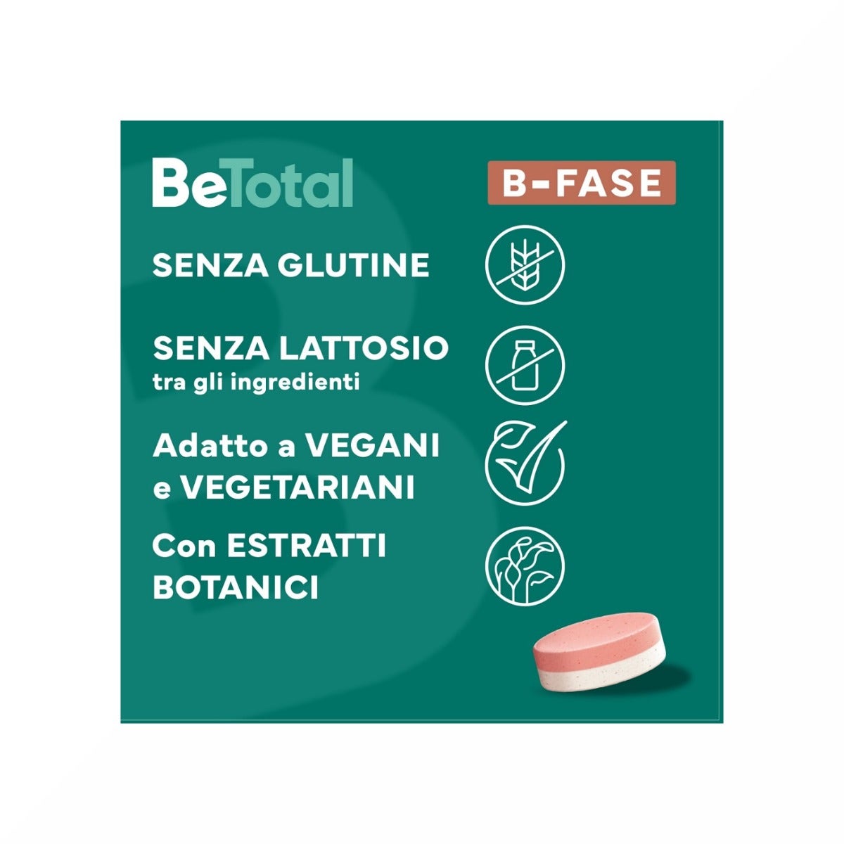 Be-Total B-Fase 20 Compresse - Integratore Vitamine B