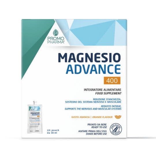 Promopharma Magnesio Advance 400, 20 sobres de 30 ml