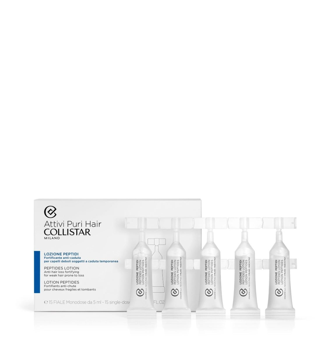 Collistar Lozione Capelli Peptidi Anti-Caduta 15x5ml