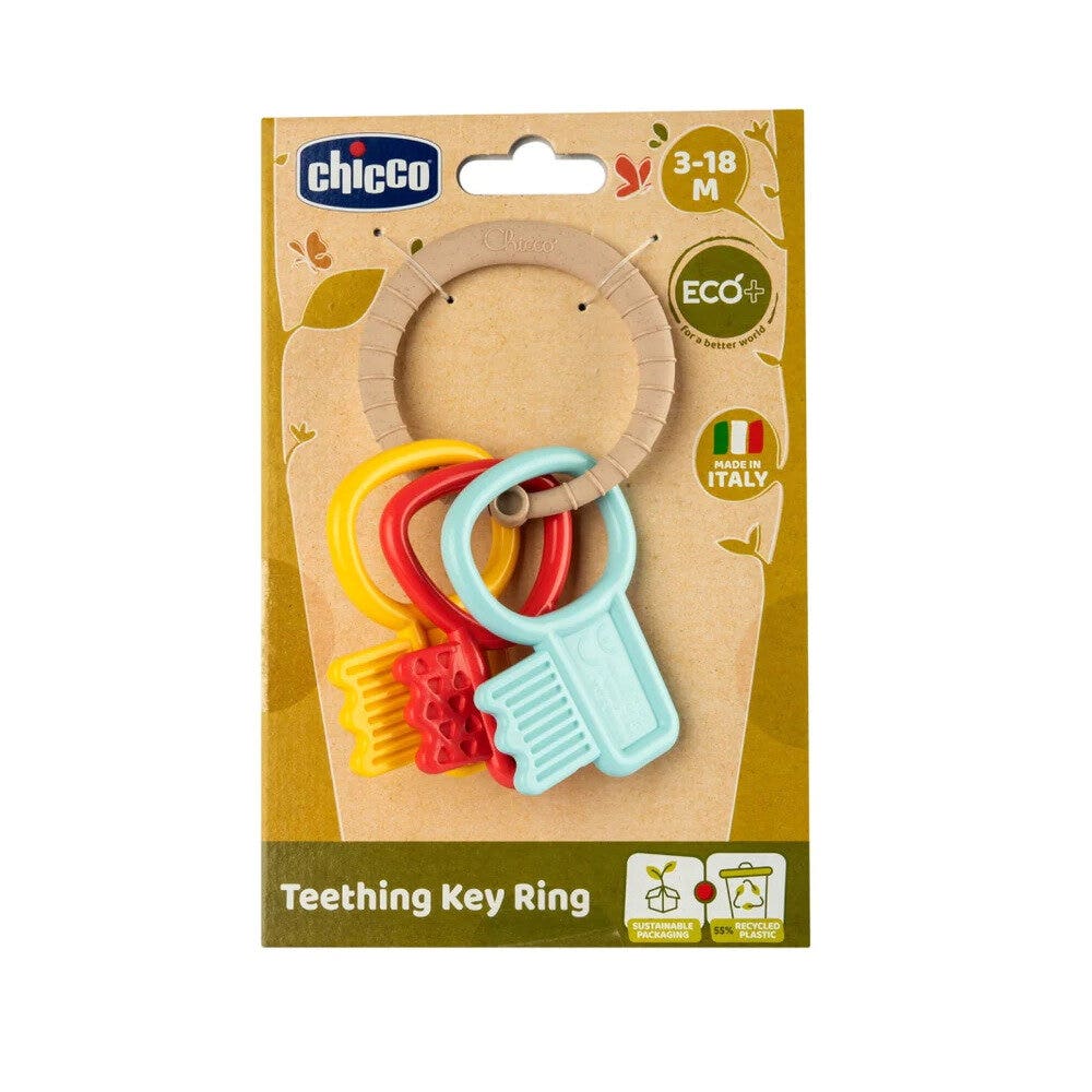 Chicco Eco+ Trillino Llaves de colores 3-18 meses 1 unidad
