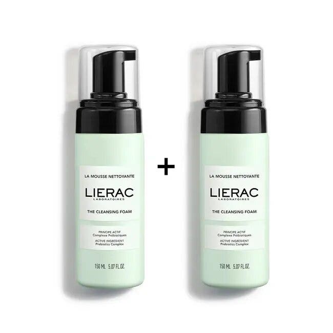 Lierac Espuma Limpiadora Facial 2 Frascos de 150 ml