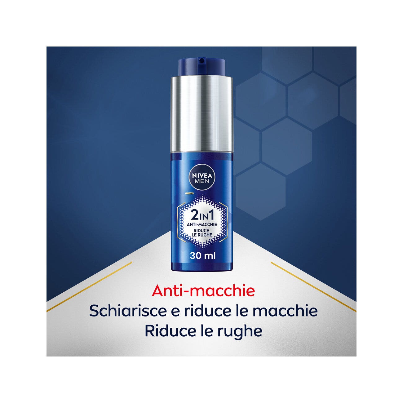 Nivea Men Anti-age Power Serum Anti-manchas: sérum facial para hombre antiarrugas y antimanchas, 30 ml