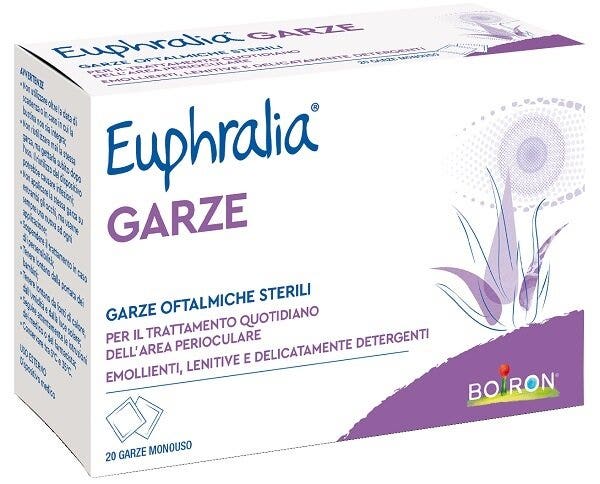 Euphralia 20 gasas oftálmicas estériles desechables