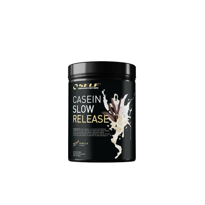 Self Omninutrition Caseína de liberación lenta, sabor vainilla, 900 g