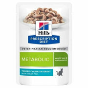 Hill’s Prescription Diet Metabolic con pescado oceánico, comida húmeda para gatos, 85 g