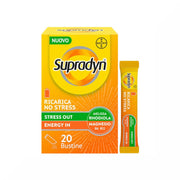 Supradyn Recambio No Stress, suplemento de vitaminas y magnesio contra el cansancio por estrés, 20 sobres