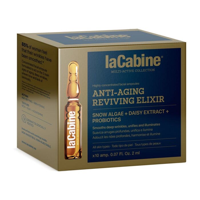 LaCabine Anti-Aging Reviving Elixir, elixir antiedad facial, 10 viales