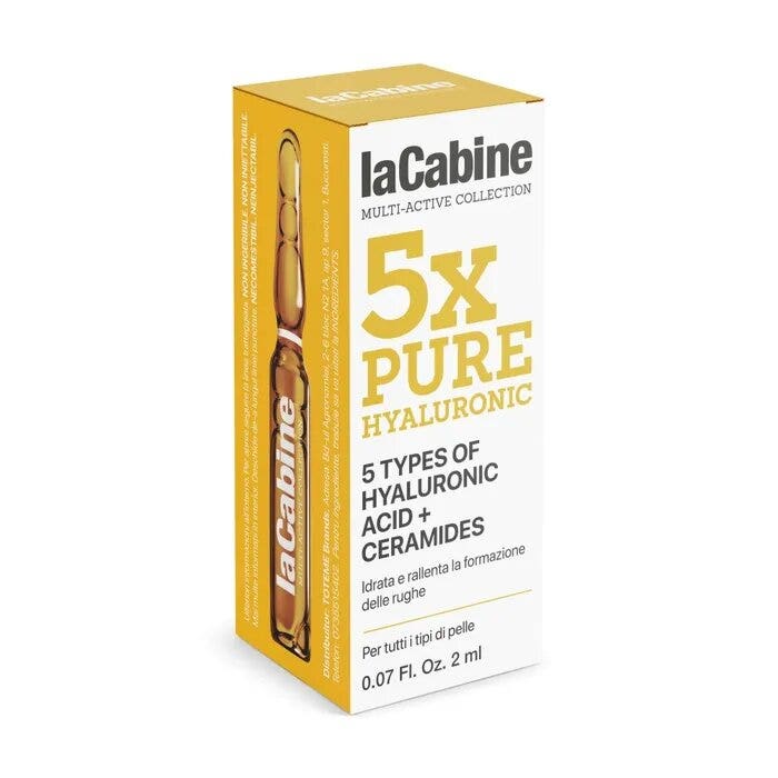 LaCabine 5x Pure Hyaluronic Antirrasgas para el Rostro 1 Ampolla