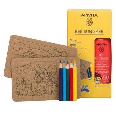 Apivita Bee Sun Safe Loción Spray Hydra Sun para Niños SPF50 + Regalo
