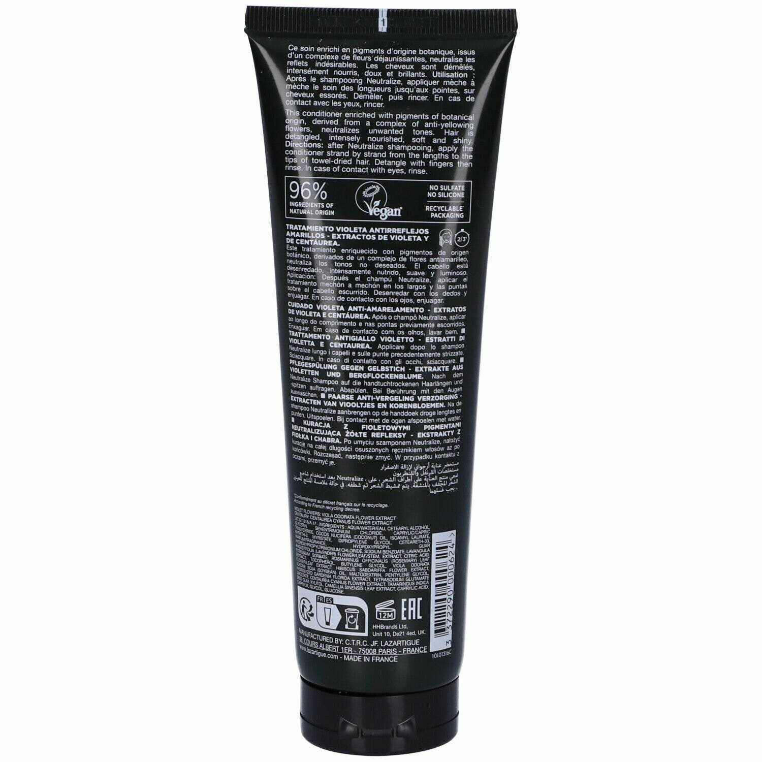 Lazartigue Neutralize Bálsamo 150 ml