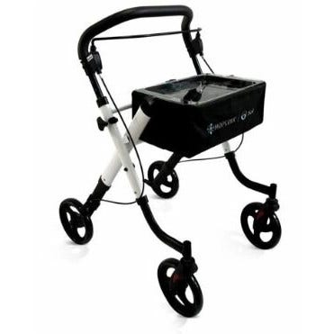 Moretti Rollator Mopedia Sole Pieghevole in Alluminio da Interni 4 Ruote