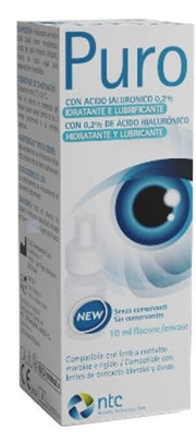 Puro Gotas Oculares Ácido Hialurónico 0,2 % 10 ml