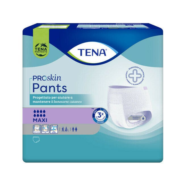 Tena Pants Maxi Pañales Absorbentes Talla L 8 Unidades