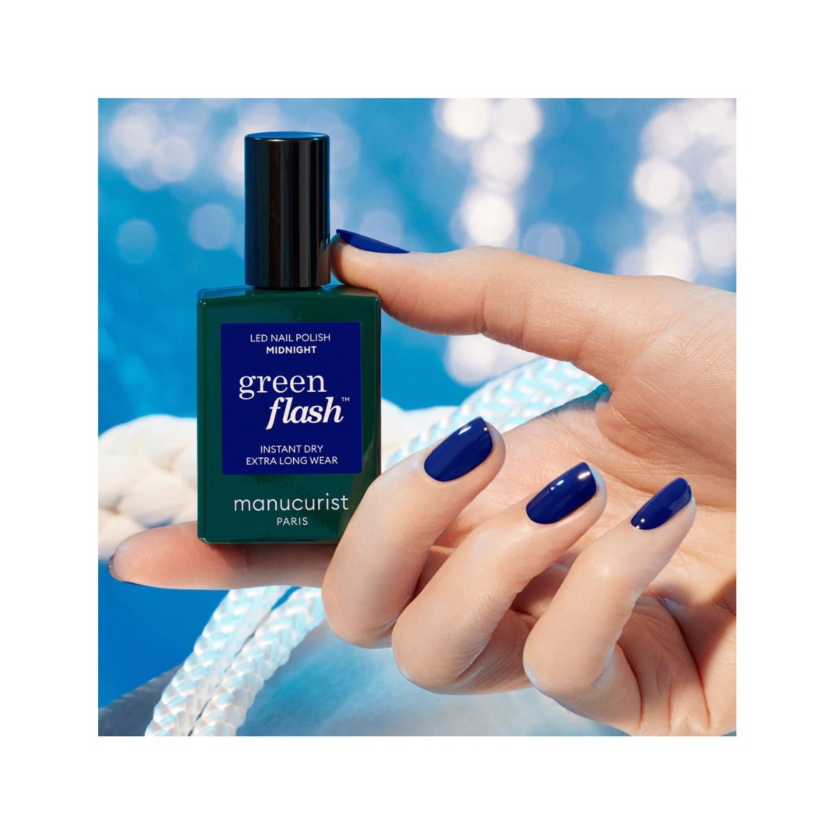 Manucurist Green Flash Smalto Semipermanente Midnight 15ml